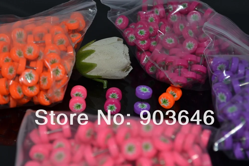 Lot50pcs Украшения для тела acyrlic поддельные ухо Вилки Иллюзия зажигания уха шпильки 0 г-8 мм