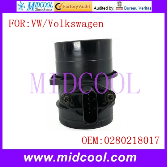 Массового расхода воздуха Сенсор использовать oe 0280218017 для Volkswagen VW