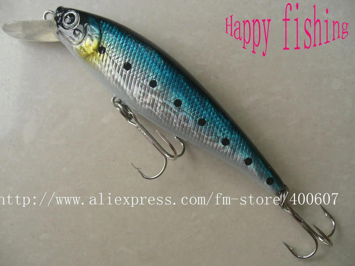 Bass Terminator Minnow Plastic Fishing Lure(M90s)  Enjoy Retail Convenience at Wholesale Price