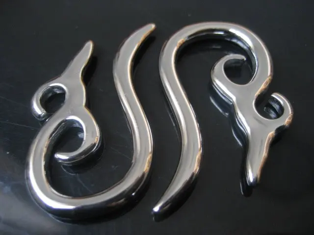 Новая мода Украшения для тела-беруш Expander хирургические Сталь уха Тоннели Earlets 2-6 мм Бесплатная пересылка