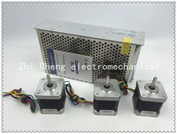 Mach3 ЧПУ USB 3 оси комплект, 3 предмета в комплекте TB6600 Драйвер+ mach3 USB контроллер шагового двигателя 100 кГц+ 3 шт. nema17 шаговый двигатель+ блок питания