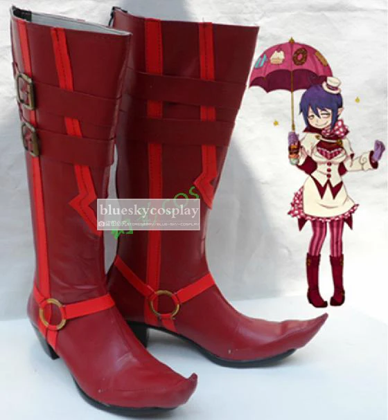 Ao no Exorcist Mephisto Pheles/Обувь для косплея; ботинки на заказ