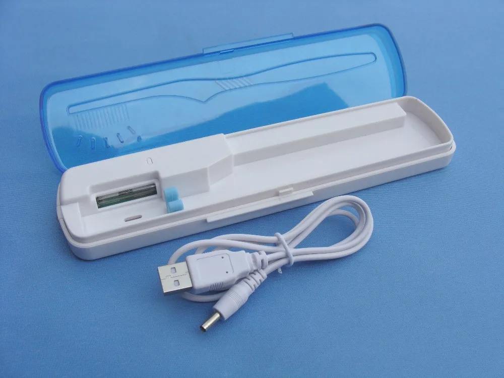 Портативный USB UV-C путешествия зубная щетка дезинфицирующее средство Чехлы для новогодние подарки