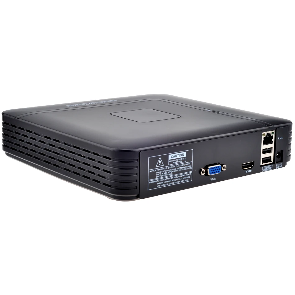 GADINAN Mini 4 Channel NVR HDMI Output Security Standalone CCTV NVR 4CH 1080P/8CH 960P ONVIF 2.0 Fo