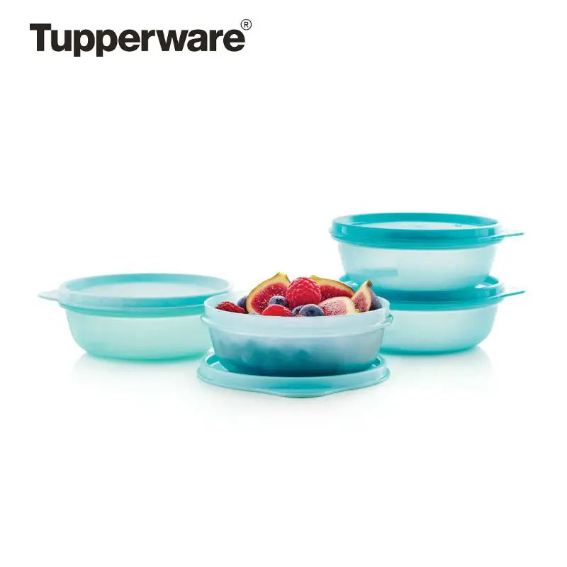Tupperware container with cover Clear Transparent Microwave Ventilated