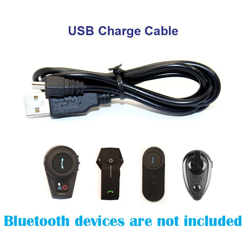 1 шт. USB кабель для зарядки подходит для FDCVB T-COMVB TCOM-SC COLO KIE мотоцикл Bluetooth переговорные гарнитуры шлем домофон