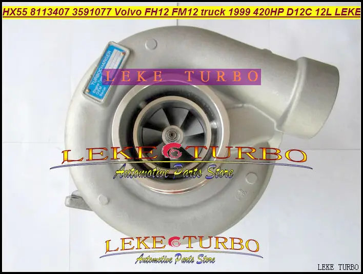 HX55 8113407 3591077 Turbo turbine Turbocharger For VOLVO FH12 FM12 Truck 1999 420HP Engine D12C 12L LEKE