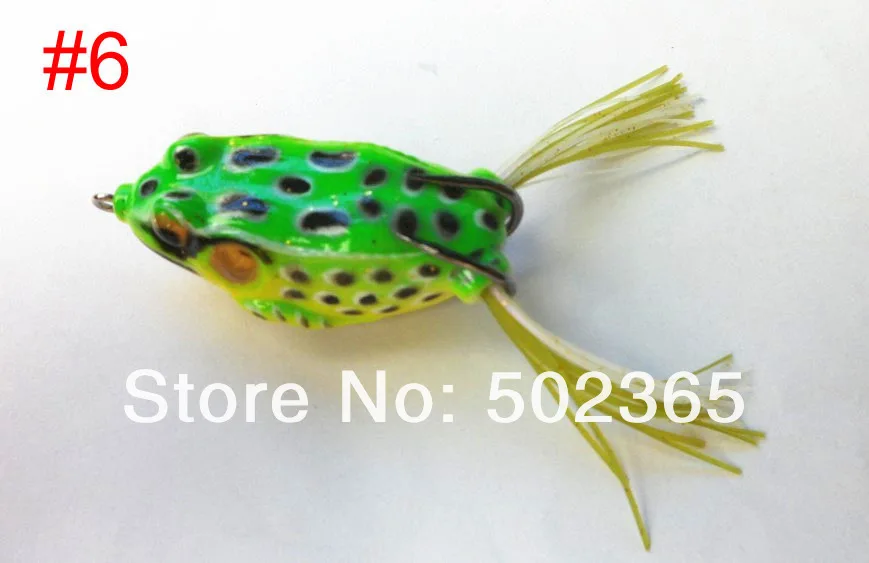 30 шт. Topwater приманки высоким содержанием углерода мягкие приманки 5.5 см 12.5 г пресной воды бас судак краппи минноу мягкая лягушки заманить воблеры рыбалка pesca