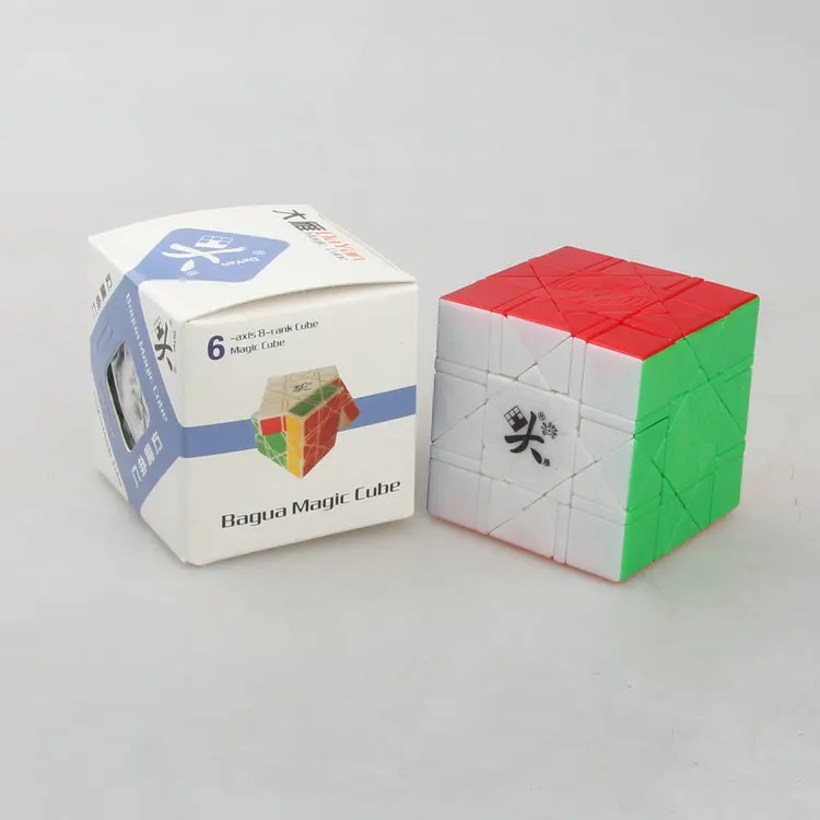 Dayan Bagua Cube Черный/Stless/Wh/Tr 6 осей 8 ранг куб головоломка Cubo Magico развивающая игрушка идея подарка Прямая поставка