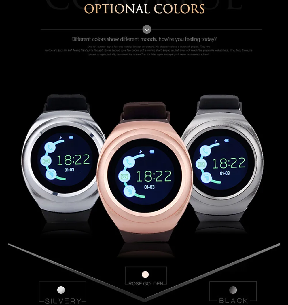 2017 New Sport Full Screen S600 Smart Watch V16 For font b Android b font Match