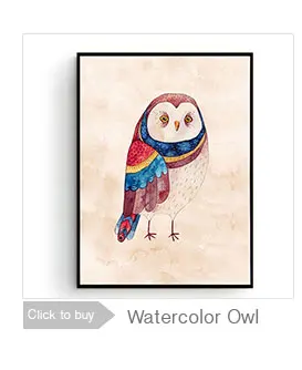 Owl Art Print Poster