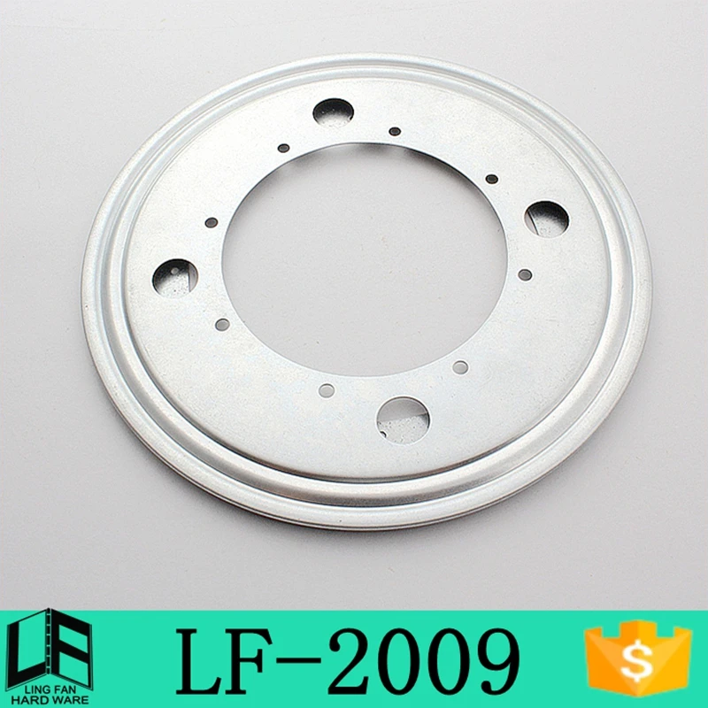 360 degree free rotating metal turntable,9 inch ball joint swivel base