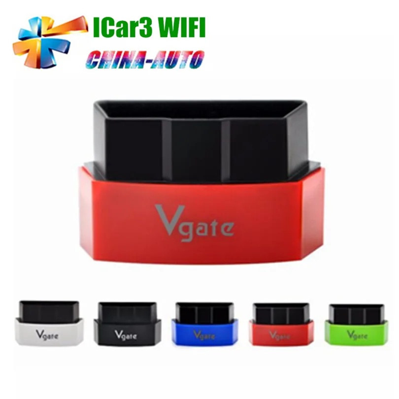 50 шт./лот DHL iCar3 Wi-Fi ELM327 Vgate iCar3 Wi-Fi OBDII ELM327 Поддержка, работающими на IOS и Android Авто OBD2 Автомобильный сканер для диагностики инструмент