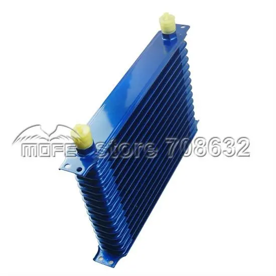Высокое качество Алюминий 15 ряд автоматический масляный радиатор AN10 синий