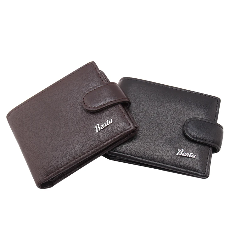 

high quality guarantee PU leather men travel wallets purse short male clutch mens waterproof mutiple brand money card wallet