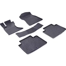 Резиновые коврики для Lexus GS III AWD(2005-2012) с рисунком Сетка(Seintex 83778) для полноприводных автомобилей