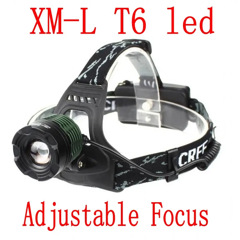 Светодиодный налобный фонарь с 3 режимами регулируемого фокуса масштабируемая
