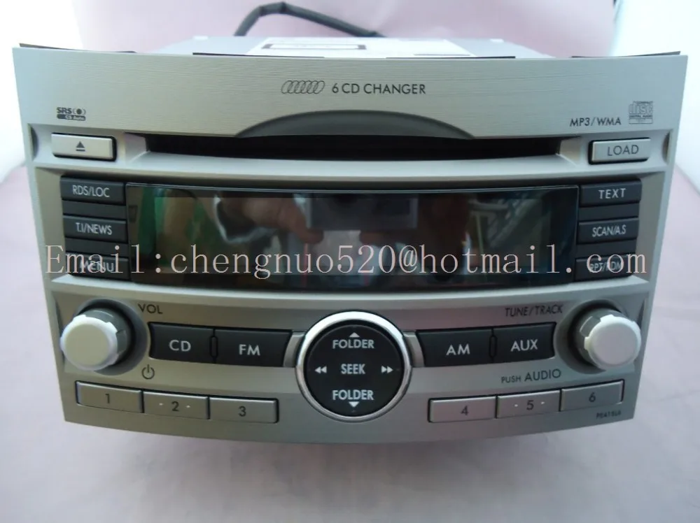 Matsushita 86201AJ410 6 cd-чейнджер для SUBRU Outback автомобиля радио CQ-EF1873AD MP3 WMA USB AUX
