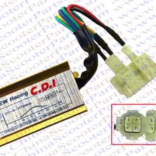 Гонки 6 Булавки два Овальный зажигания GY6 AC Racing CDI Kazuma Jonway kinroad Taotao baotian Dune ATV Quad Багги Go kart Запчасти