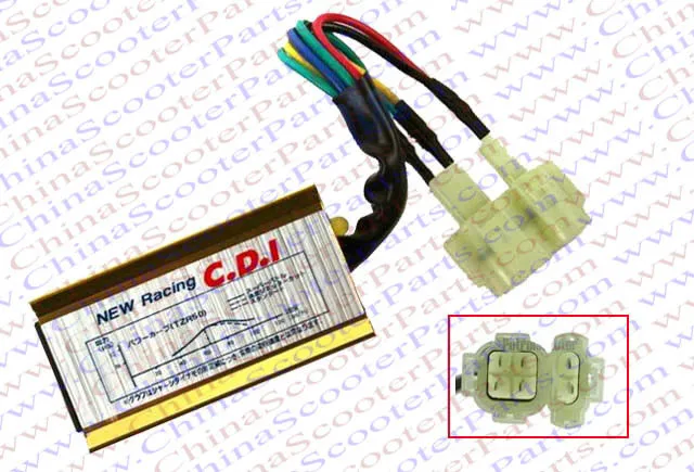 

Racing 6 Pin two Oval Plug GY6 AC Racing CDI Kazuma Jonway Kinroad Taotao Baotian Dune ATV Quad Buggy Go Kart Parts