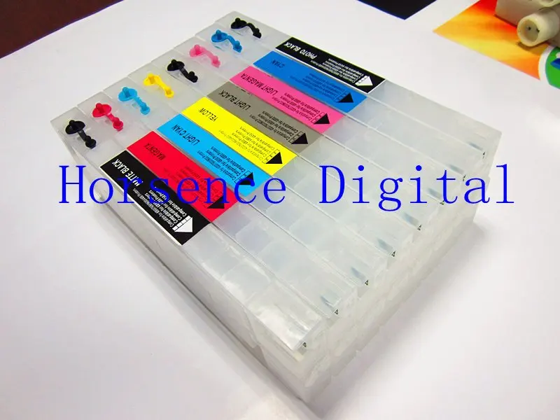 Многоразового картридж t6371-t6378 для Epson Стилусы Pro 7710 Pro 9710 Pro 7710mfp широкоформатный принтер с чипом Resetter