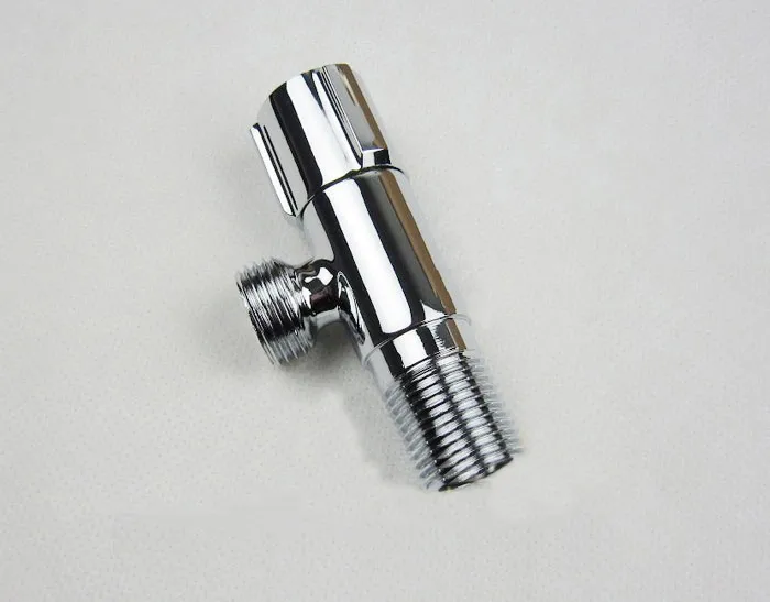 Запчасти для смесителей 1/2 "x 1/2" Хром Латунь Ванная комната угол Клапан заполнения Треугольники Клапан Туалетная вода остановить Клапан hj-612l