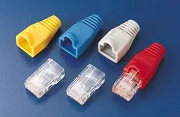 500 шт./лот сети Кабельные колпачки Кепки разъем для RJ45 Cat5 Cat6 сапоги(Цвет: черный, синий, серый, Orange, красный, фиолетовый, белый, зеленый