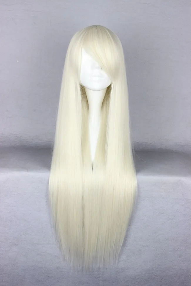 linha reta cosplay traje feminino festa peruca