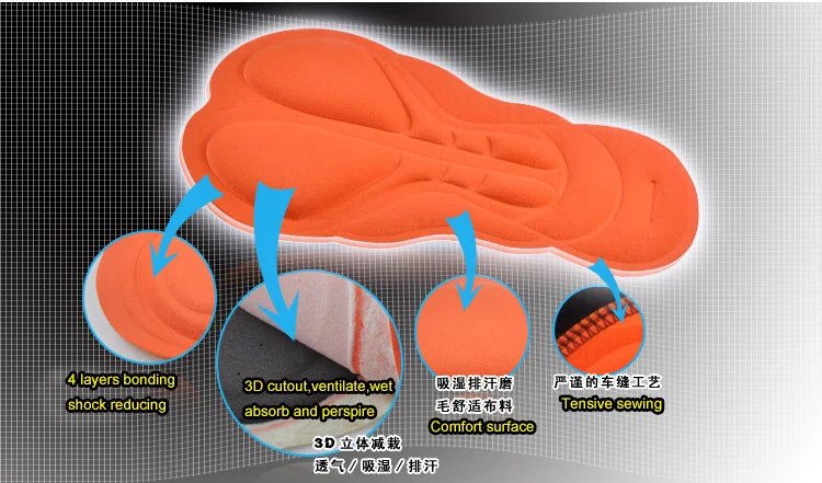 WOSAWE/мужское и женское нижнее белье для велоспорта, велосипедные шорты, 3D колготки, мягкие MTB шорты, размер S M L XL XXL XXXL