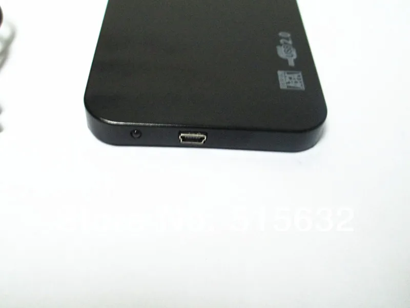 2," кабель для жесткого диска HDD внешний черный чехол для корпуса USB 2,0 ноутбук ПК четыре цвета
