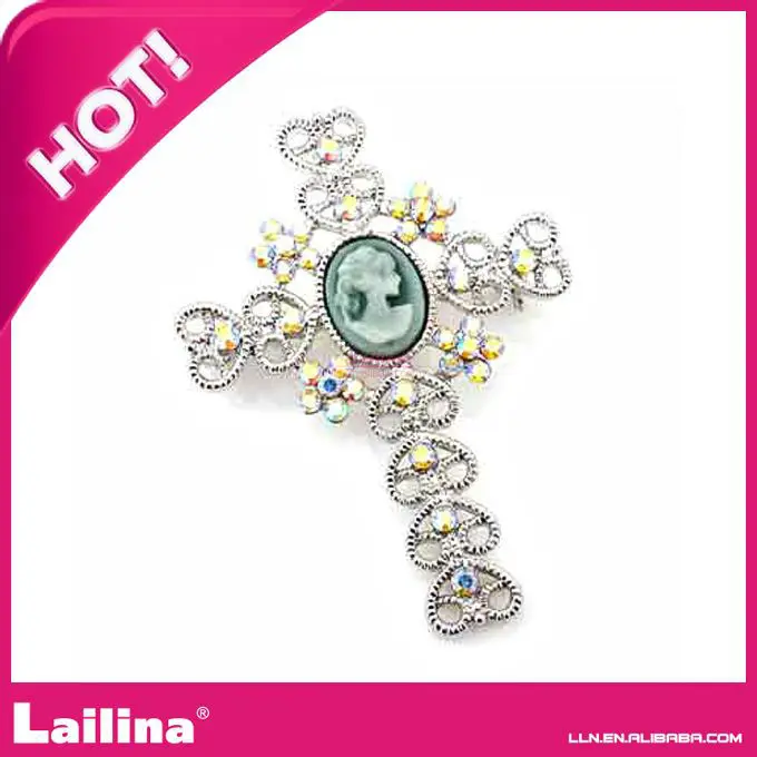 Элегантный Камея Щепка Гальваническим Брошь pin для платья аксессуары