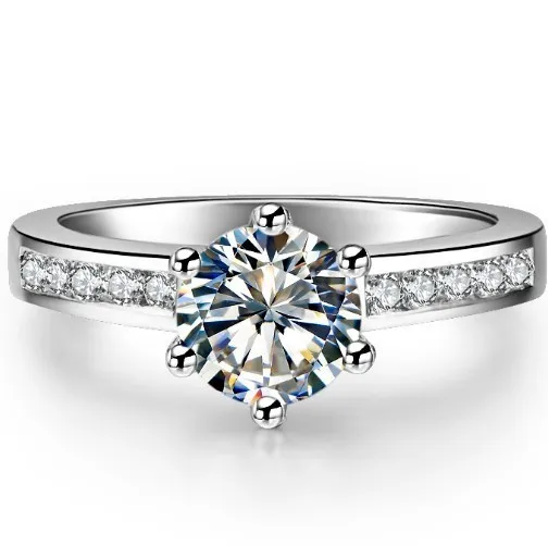 Прекрасный Desgin 1CT Сертифицированный Муассанит,, цельное, 585, Золотое обручальное кольцо, лучшее золото, предложение, кольцо, девушка, любовь, лучшие ювелирные изделия