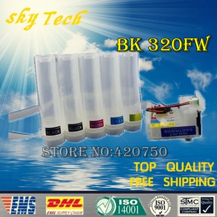 Пустой 5 цветов СНПЧ подходит для Epson bx320fw, костюм для картриджа из T1291 T1291 T1292 T1293 T1294 с комбо чип ARC