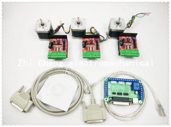 Free shipping CNC Router 3 Axis Kit,TB6600 3 Axis 4.0A Driver Stepper Motor Controller kit for mach3 + 5 axis breakout board Free shipping CNC Router 3 Axis Kit,TB6600 3 Axis 4.0A Driver Stepper Motor Controller kit for mach3 + 5 axis breakout board