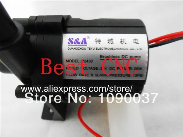 С бесщеточным двигателем постоянного тока водяной насос P2430 24VDC 25 W 8.5L/мин для CW3000 быстрого охлаждения