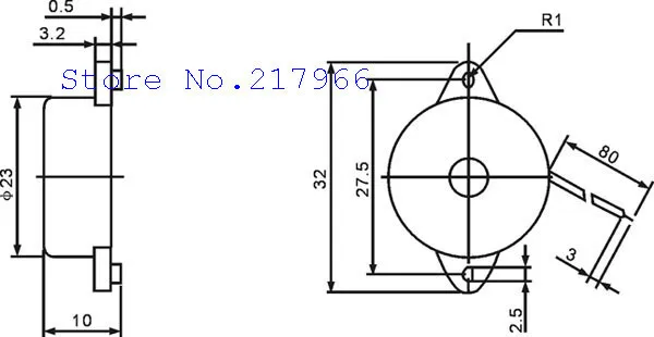 Поставка зуммер stdz, 2310E 3-24 v непрерывный звук