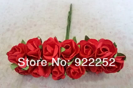 1,5 см ручная работа искусственный шелковица бумажный мини букет rosas, diy аксессуары для скрапбуков и вечерние украшения для волос гирлянды