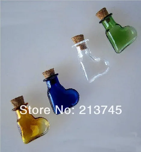 100 шт/партия коробка смешанных цветов 20 мм пробковый стеклянный флакон для духов сосуд для эфирных масел кулон специально для Вас