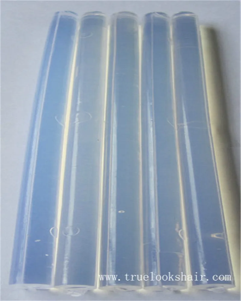 10Pcs/lot Biger 100%Italian Keratin Transparent Glue Sticks for Hair Extensions 5 Years Shelf Life Keratin Human Glue Stick