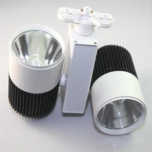 60 Вт 2*30 Вт COB светодиодный Трек свет для магазина/торгового центра Светодиодная лампа точечный свет 2 провода трек свет AC85-265V