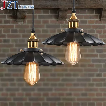 

M American Industrial Vintage Pendant Light retro The cafe Creative Glass Droplight Bar Lighting Clothing Store Lamp D24cm