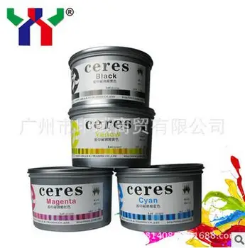 

Offset printing Alcohol resistant Ink for Cyan,quick-drying, High gloss, water resistant, 1kg/can,High-grade printing quality