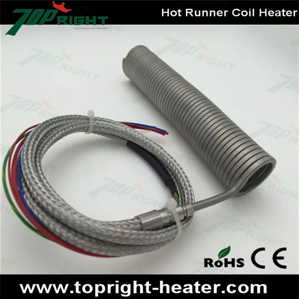 

220vDC 800w dia.25x100mm spiral hot runner heater heating element