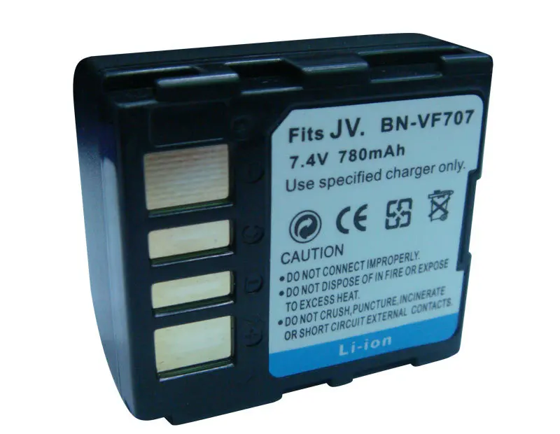 Аккумулятор и зарядное устройство для видеокамеры JVC BN-VF707, BN-VF714, BN-VF733, BN-VF707U, BN-VF714U, BN-VF733U, BN-VF707US, BN-VF714US, BN-VF733US
