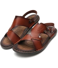 2016 spring new European and American fashion sandals men casual Microfiber Beach