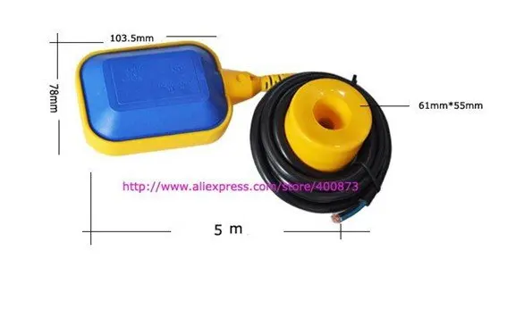 Поплавок переключатель 5 м уровня коммутатора/уровня жидкости коммутатора/реле уровня жидкости