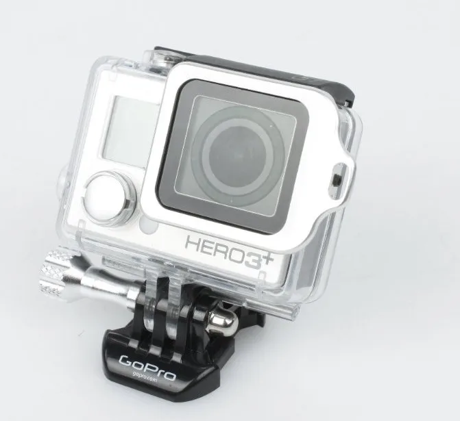 F07196 ЧПУ Алюминиевый шнур кольцо Лен крепление на серебро для Gopro Hero3+ Hero 3 Plus