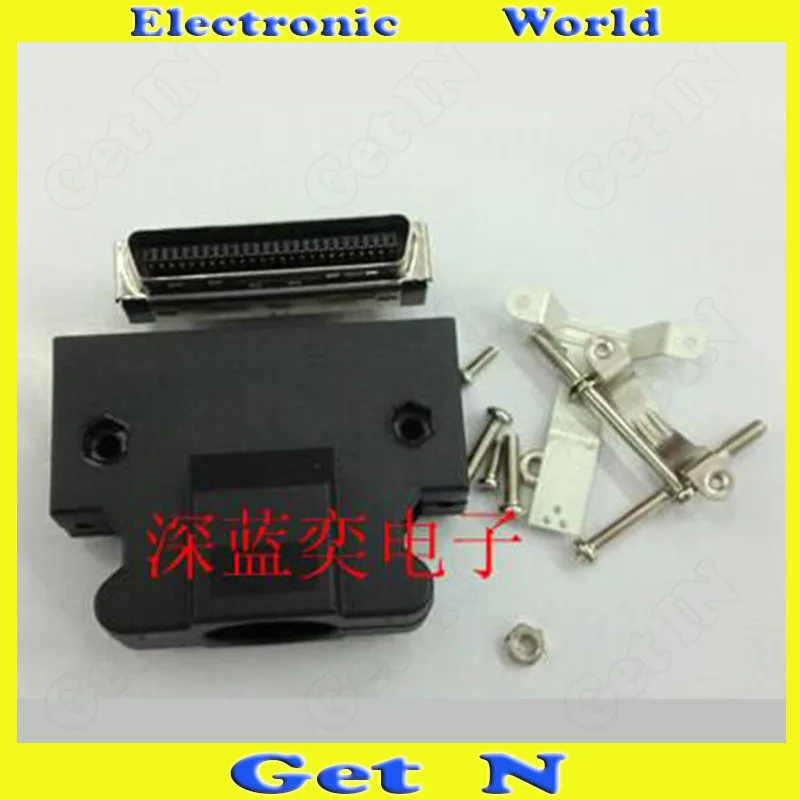 

10pcs 3M Replace For SCSI Server Connector Screw Type SM-50PIN Plug 3M10350 10150 Adapter