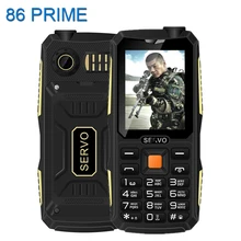 Original Servo V3 Quad Sim Mobile Phone Dustproof Shockproof 2.4 inch Phone 4 SIM cards GPRS Russian Language keyboard