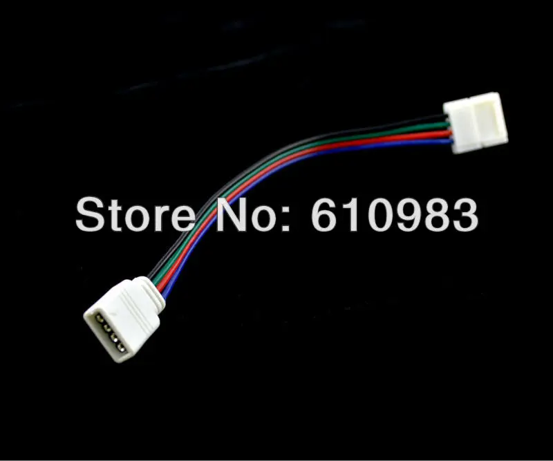 50 шт./лот 4PIN светодиодные полосы белого женский освободить сварочное 4 pin 5050 RGB 16 см кабель Бесплатная доставка